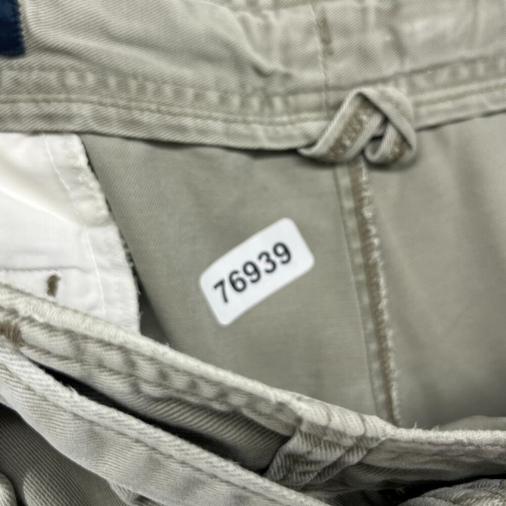 POLO RALPH LAUREN Shorts Mens 35 Military 8" Double Pleat Chino Belted Made USA - Picture 14 of 14
